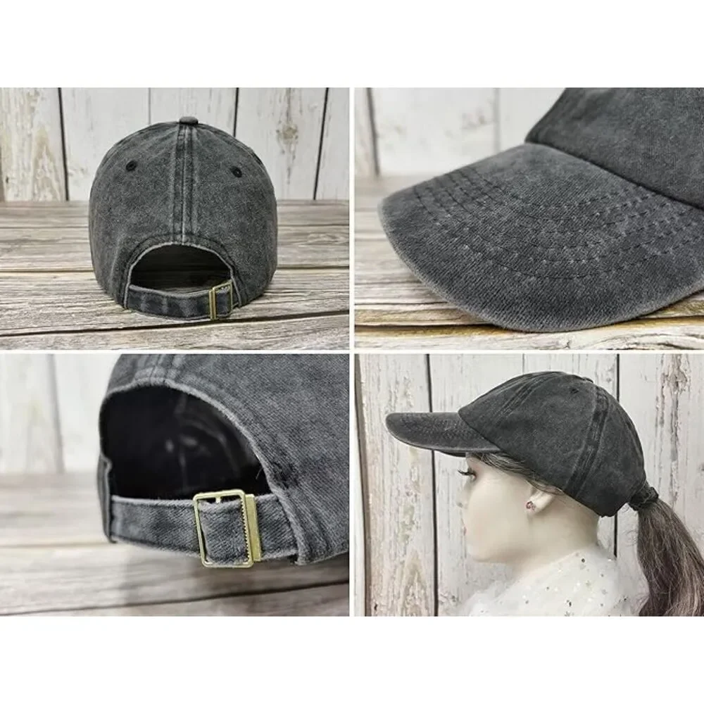 Unisex Black Hold My Drink Gotta Pet This Dog Embroidery Adjustable Baseball Cap